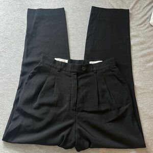 Vintage Escada 100% Virgin Wool Unlined Pleated Trousers